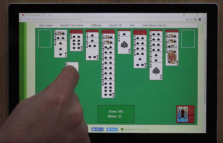 Download: Spider Solitaire XP Version